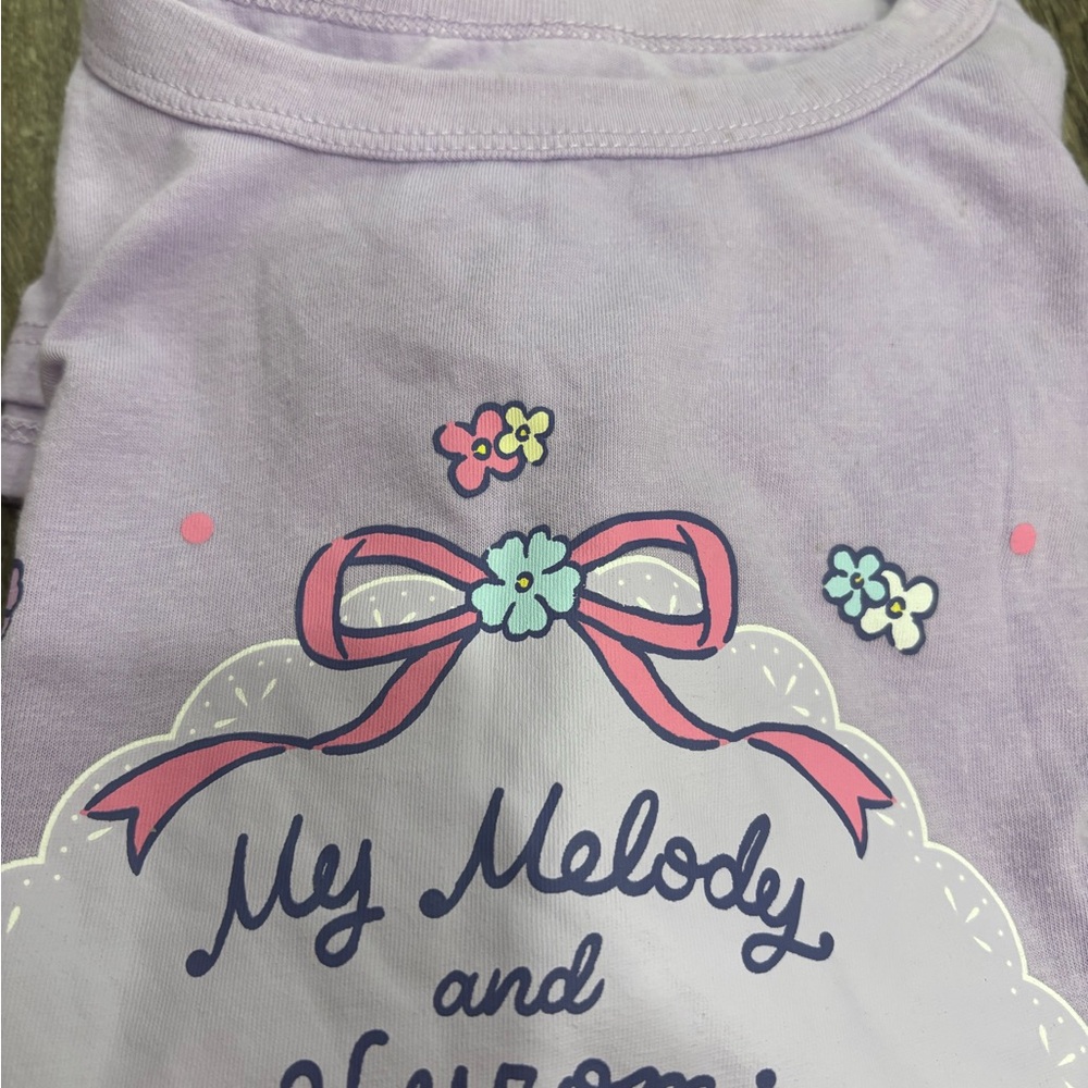 Sanrio Lavender Kuromi and My Melody Tee